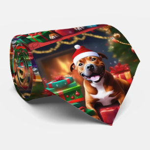 "Santa Paws: Eine Feierliche Überraschung für die Krawatte