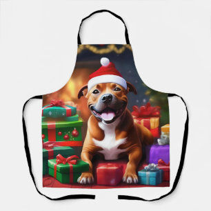 "Santa Paws: Eine Feierliche Überraschung für die Schürze