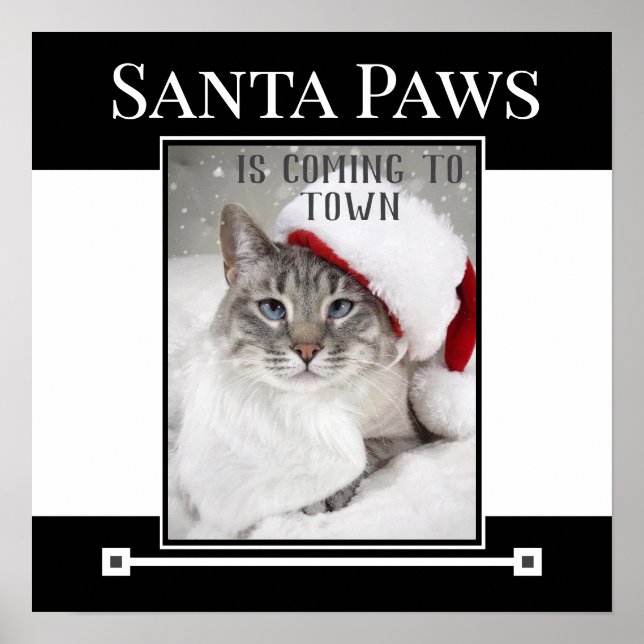 Santa Paws kommt Weihnachten in die Stadt Poster (Vorne)