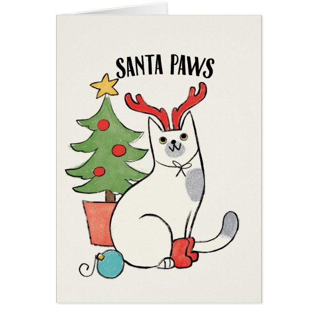 Santa Paws | Rentierkatze (Vorne)