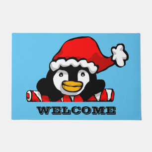 Santa Penguin Fußmatte
