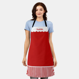 Santa Personalisiert Elf Weihnachtsfeiertag Schürze