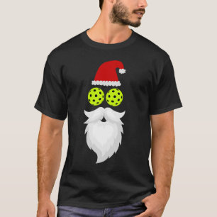 Santa Pickleball - T - Shirt für das Pickleball