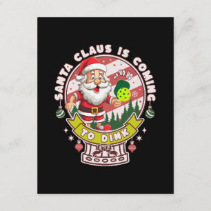 Santa Pickleball Weihnachten, Funny Santa Begleitkarte