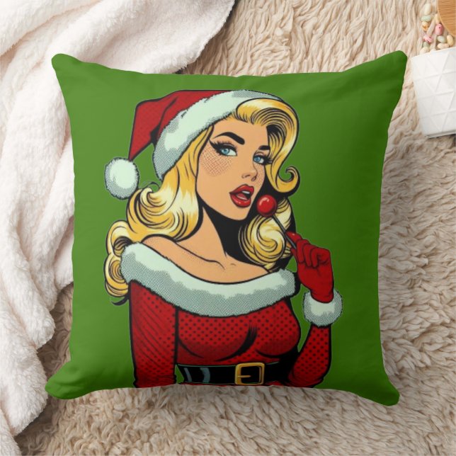 Santa Pinup: Pop Kissen (Decke)
