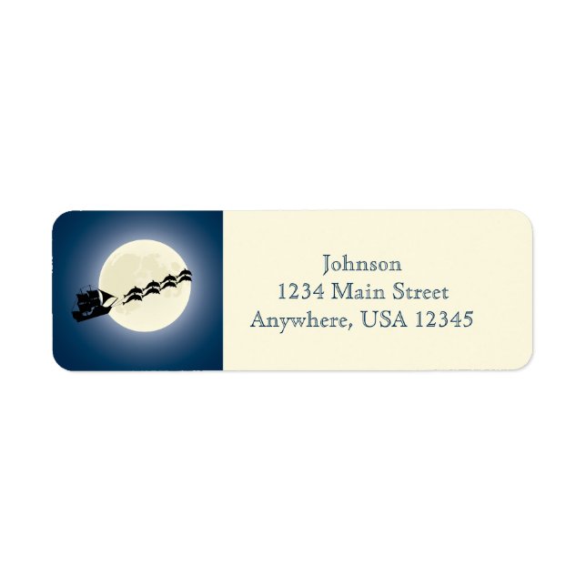 Santa Pirate Schiff mit Delphinen Weihnachtsfeiert (Vorne)