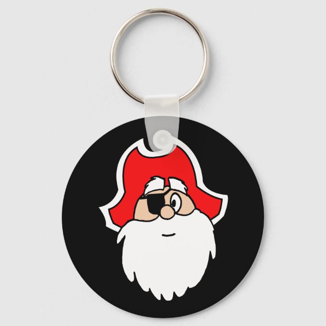Santa Pirate Schlüsselanhänger (Vorderseite)