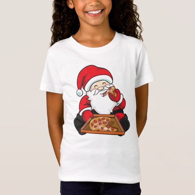 Santa Pizza T-Shirt (Vorderseite)