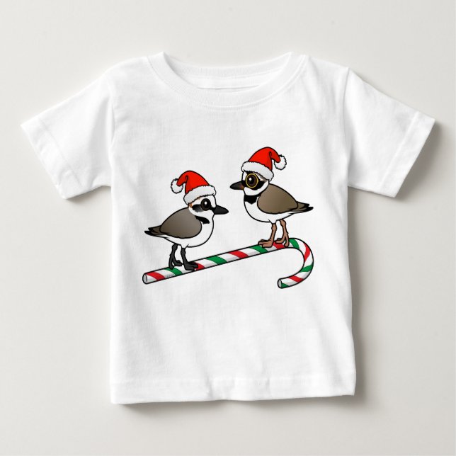 Santa Plovers Baby T-shirt (Vorderseite)