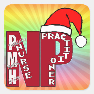 SANTA PMH-NP BigRed Quadratischer Aufkleber
