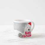 Santa Polar Bear | Beary Christmas Espresso Tasse<br><div class="desc">Santa Polar Bear | Beary Christmas Espresso Tasse</div>
