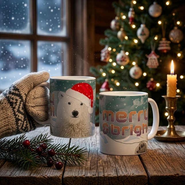 Santa Polar Bear | Beary Christmas Tasse (Von Creator hochgeladen)