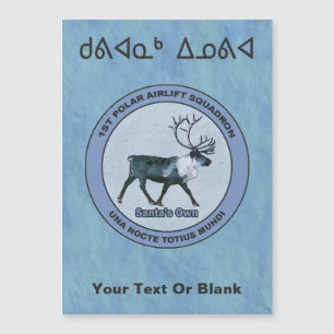 Santa Polar Sqdn - gedämpft - Kuvianak Innovia Magnetkarte