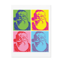 Santa Pop Art Frohe Weihnachten