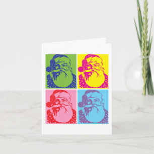 Santa Pop Art Frohe Weihnachten