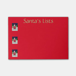 Santa Post It Post-it Klebezettel