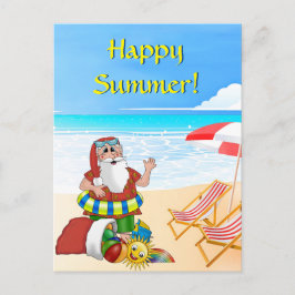 Santa Postcard Weihnachtsfest Postkarte