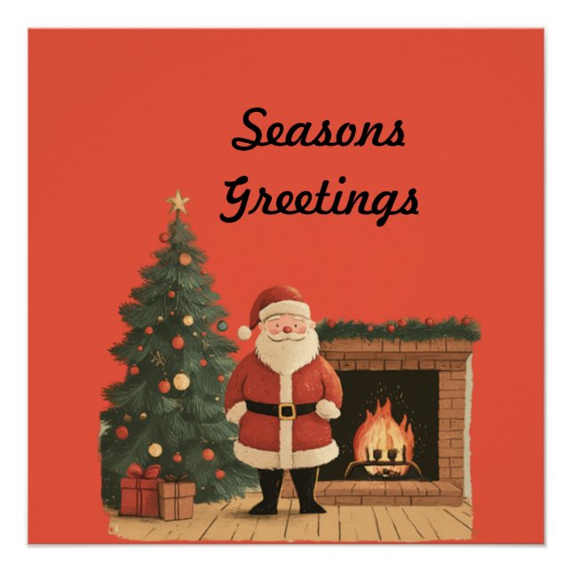 Santa Poster (Vorderseite)