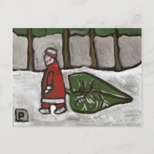 Santa Postkarte