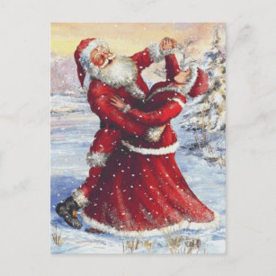 Santa Postkarte
