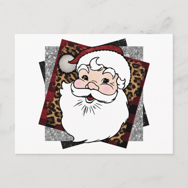Santa Postkarte (Vorderseite)