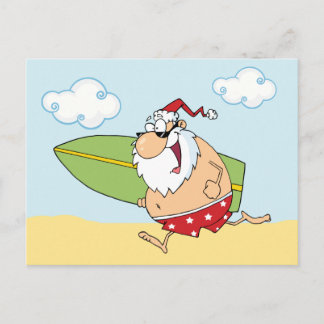 Santa Postkarten surfen