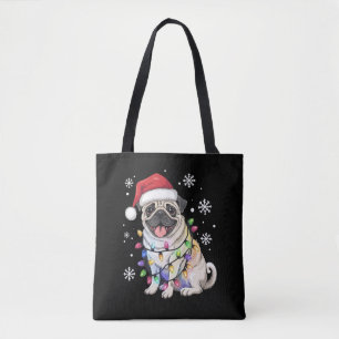 Santa Pug Weihnachtsbeleuchtung Xmas Hunde Liebhab