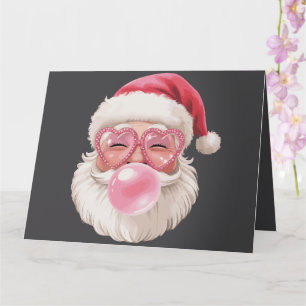 Santa pustet Bubble Weihnachten Lustiges Xmas Karte