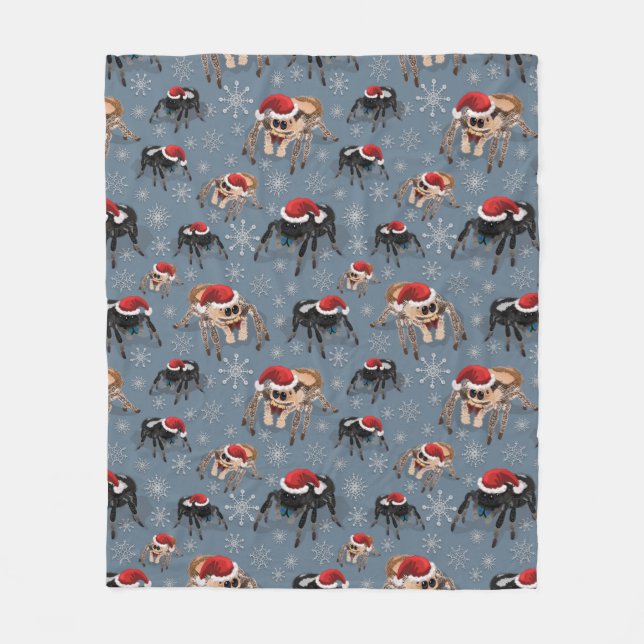 Santa Regal Jumping Spider Phidippus Regius Fleecedecke (Vorderseite)