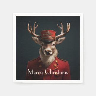 Santa Reindeer Serviette