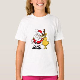 Santa & Reindeer T - Shirt