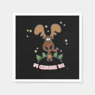 Santa Reindeer Xmas Weihnachtsgeschenk Christmoose Serviette