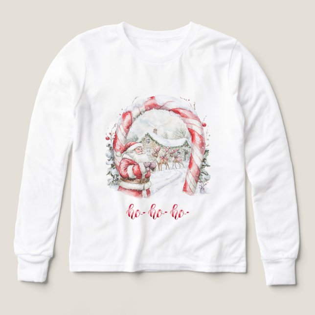 Santa Reindeers Weihnachten (Design Vorderseite)