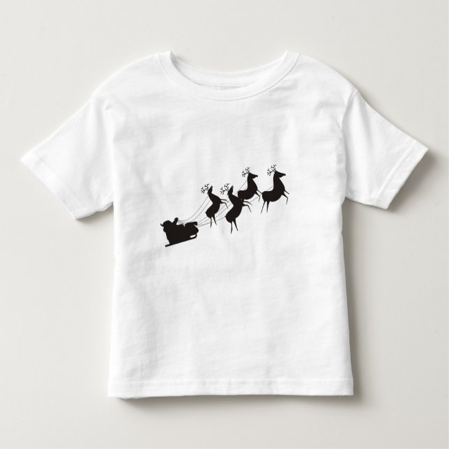 Santa * Rentier Kleinkind T - Shirt (Vorderseite)