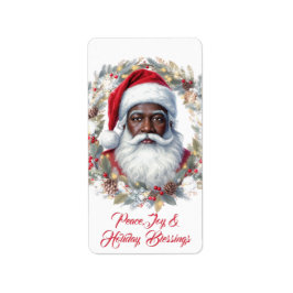 Santa Return Address Label Adressaufkleber
