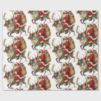 Santa Return Address Label Geschenkpapier