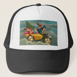 Santa Rides ein Motorrad - Weihnachten Truckerkappe