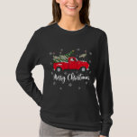 Santa Riding Christmas Tree Truck Crane Bird Chris T-Shirt<br><div class="desc">Weihnachtsbaum Truck Crane Bird Weihnachten</div>