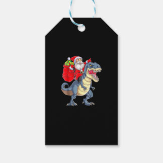 Santa Riding Dinosaur T Rex Weihnachtsjunge Männer Geschenkanhänger