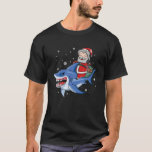 Santa Riding Shark Funny Christmas Pajamas für Jun T-Shirt<br><div class="desc">Santa Riding Shark Funny Christmas Pajamas für Junge</div>