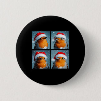 Santa Robin RedbrustWinter Bird Fotografie Chri Button