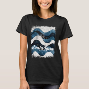 Santa Rosa Beach Fl Florida Vintage Surfen Ozean T-Shirt
