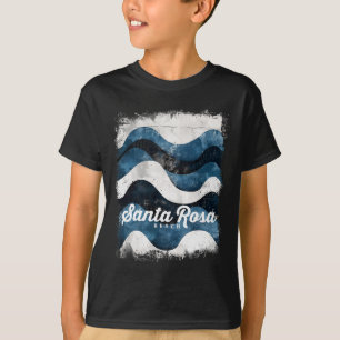 Santa Rosa Beach Fl Florida Vintage Surfen Ozean T-Shirt