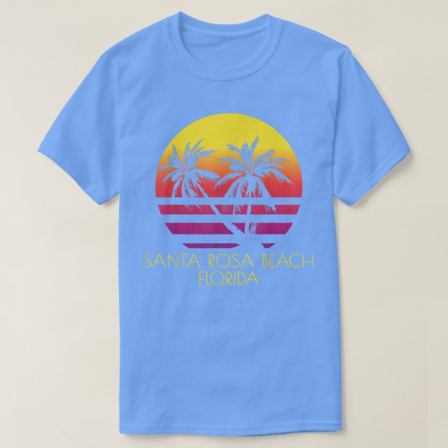Santa Rosa Beach Florida1006  T-Shirt (Design vorne)