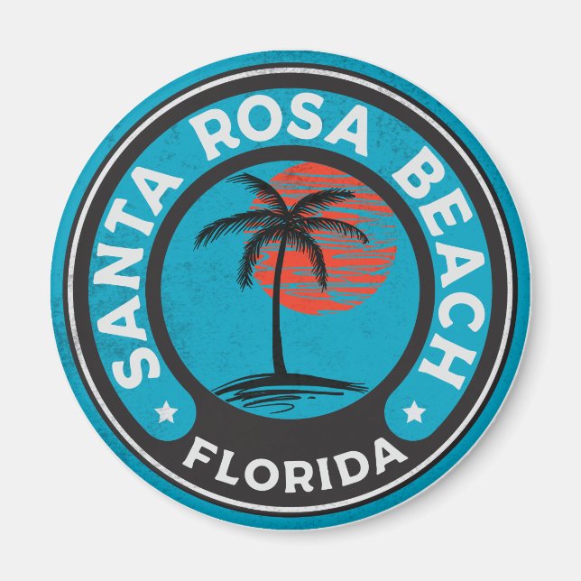 Santa Rosa Beach Florida Emerald Coast Panhandle Magnet (Vorne)