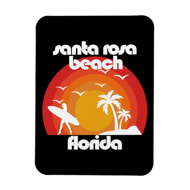 Santa Rosa Beach, Florida Magnet (Vertikal)