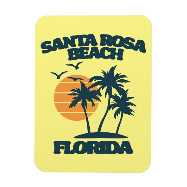 Santa Rosa Beach Florida Magnet (Vertikal)