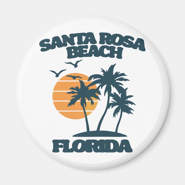 Santa Rosa Beach Florida Magnet (Vorne)