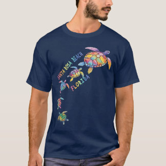 Santa Rosa Beach Florida Meeresschildkrötenliebhab T-Shirt