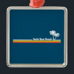 Santa Rosa Beach Florida Ornament Aus Metall<br><div class="desc">Santa Rosa Beach erstreckt sich über 40 km an der Nordwestküste Floridas und ist der ideale Ort für hellen weißen Sand,  smaragdgrünes Wasser,  erstklassige Speisen und lokale Kunstgalerien und Boutiquen. Jüngste Reisende empfehlen diese Strandstadt,  wenn Sie die besten Küstenlinien ohne die Menschenmengen von Panama City Beach oder Destin suchen.</div>